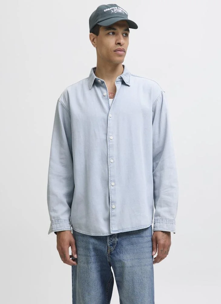 Casual Long Sleeve Denim Shirt